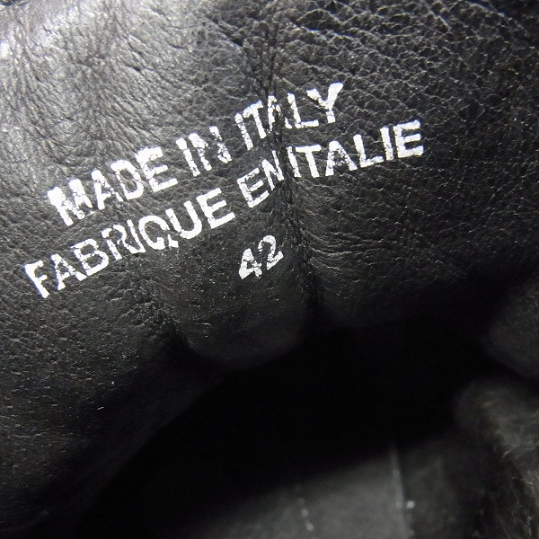 実際に弊社で買取させて頂いたDIESEL BLACK GOLD/ディーゼルブラックゴールド 15SS JORGE-HB ベルクロハイカットスニーカー/42の画像 5枚目