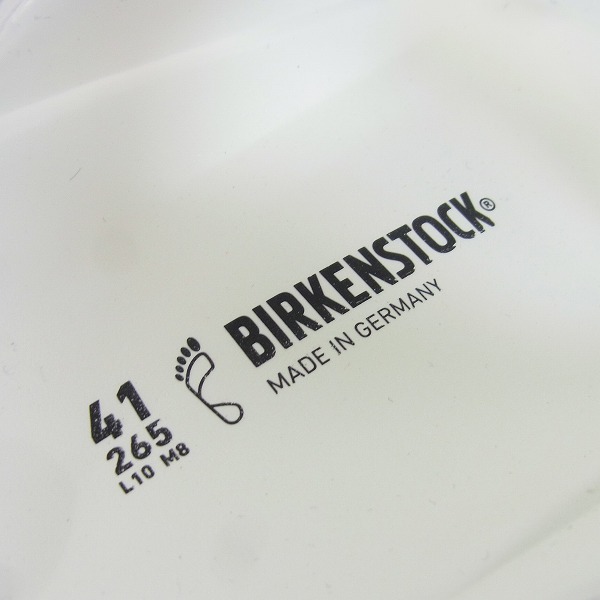 実際に弊社で買取させて頂いたBIRKENSTOCK/ビルケンシュトック サンダル ホワイト/ブラック 26.5 2点セットの画像 2枚目