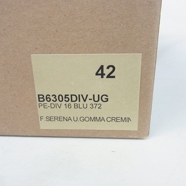 実際に弊社で買取させて頂いたBUTTERO/ブッテロ レザー スニーカー B6305DIV-UG/42の画像 8枚目