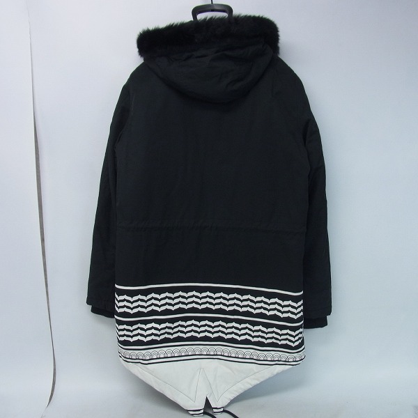 実際に弊社で買取させて頂いたBLACK SCALE/ブラックスケール ナイロン モッズコート/Lの画像 1枚目