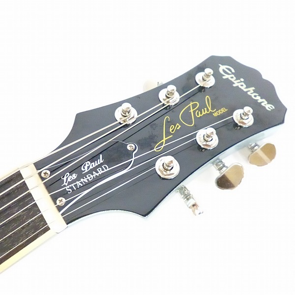 実際に弊社で買取させて頂いた★【動作確認済】Epiphone/エピフォン Les Paul Standard/レスポール スタンダード Pelham Blue ケース付きの画像 1枚目