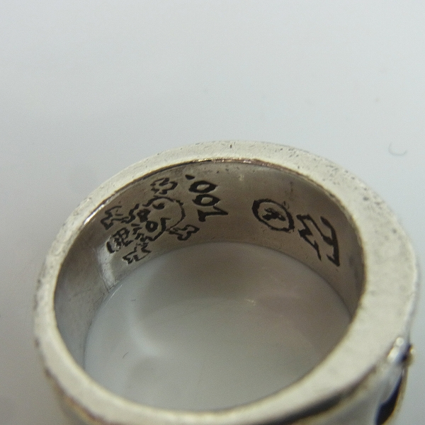 実際に弊社で買取させて頂いた【ギャラ付】TRAVIS WALKER DOUBLE CROSS ダブルクロス MAX G CROSS RING/スモールゴシッククロスリング /RGZ13TW/21号の画像 5枚目