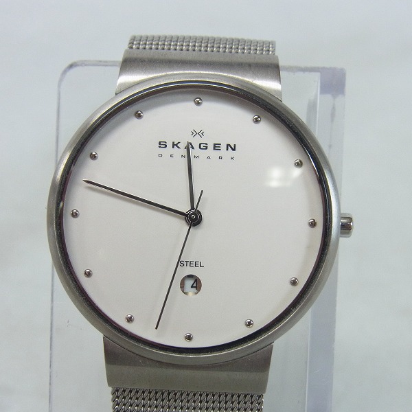 実際に弊社で買取させて頂いたSKAGEN/スカーゲン アナログ腕時計 355LSSW【動作未確認】の画像 0枚目