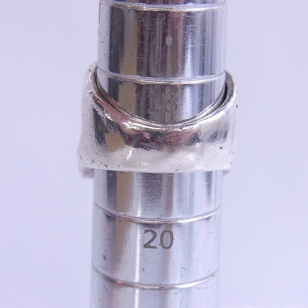 実際に弊社で買取させて頂いたCRAZY PIG/クレイジーピッグ ラージエビルスカルリング/19号の画像 8枚目