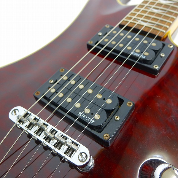 実際に弊社で買取させて頂いた★SCHECTER/シェクター Diamond 006 Extreme エレキギター ソフトケース付の画像 7枚目