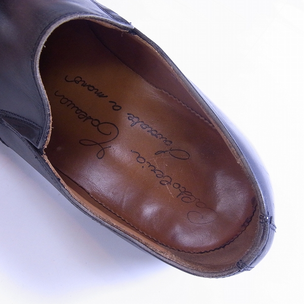 実際に弊社で買取させて頂いたCalzoleria Toscana/カルツォレリア 2393 レザー シューズ/40の画像 4枚目