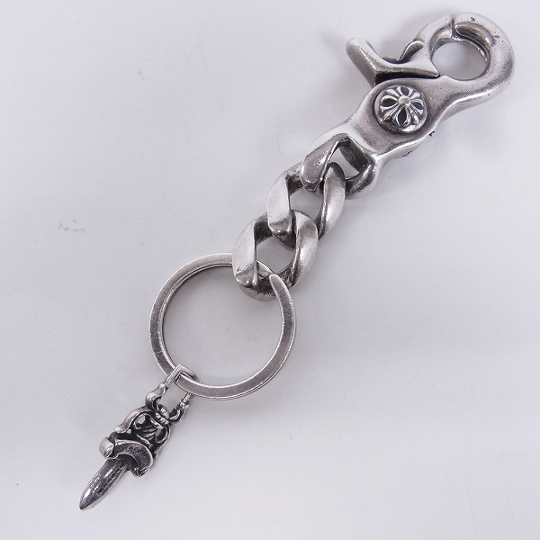 1円スタート 最落無し！ CHROME HEARTS クロムハーツ プレーンベイル　ネックレストップ シルバー925 シルバー925 クラシックチェーン ブレスレット クリップ 1円 クロム