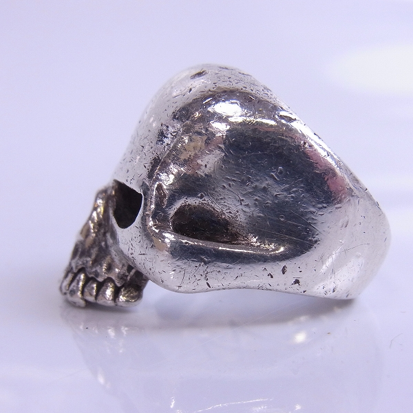 実際に弊社で買取させて頂いたCRAZY PIG/クレイジーピッグ ラージエビルスカルリング/19号の画像 2枚目