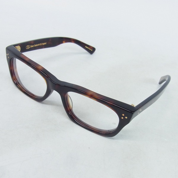 実際に弊社で買取させて頂いたOLIVER GOLDSMITH/オリバーゴールドスミス VICE CONSUL-s Dark Tortoiseshell 眼鏡/メガネフレーム 