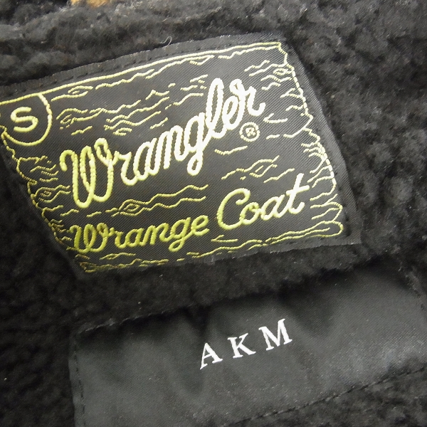 実際に弊社で買取させて頂いたAKM×Wrangler/エーケーエム×ラングラー ボアランチコート ジャケット WS9077/Sの画像 2枚目