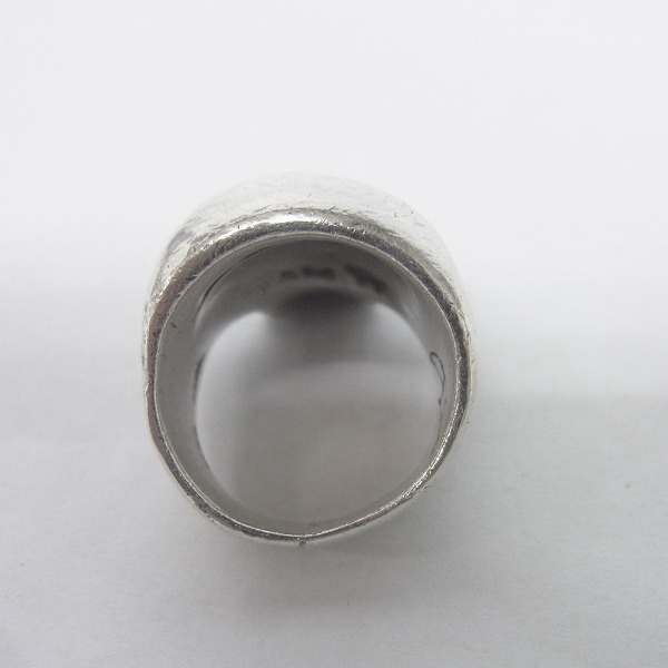 実際に弊社で買取させて頂いたCRAZY PIG/クレイジーピッグ ラージエビルスカルリング/15.5～16号の画像 3枚目