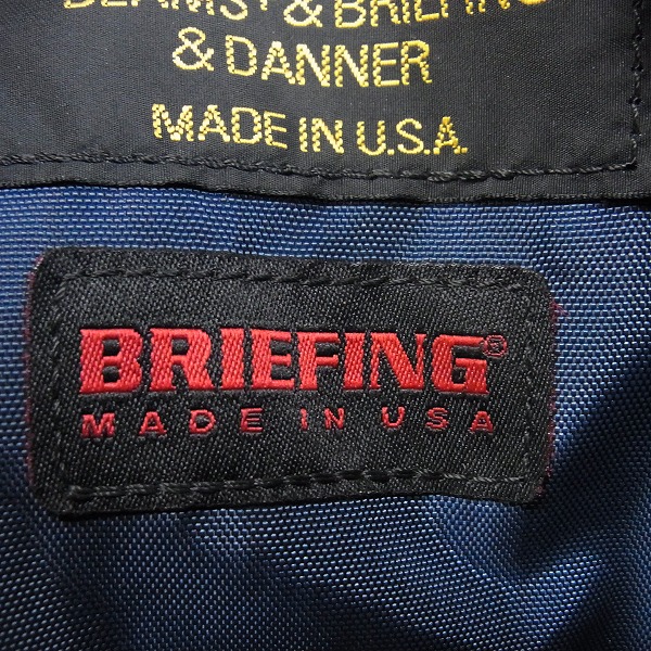 実際に弊社で買取させて頂いたBRIEFING×DANNER×BEAMS PLUS/ブリーフィング×ダナー×ビームスプラス STABLE FLAP DAYPACK/デイパックの画像 5枚目