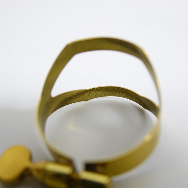 実際に弊社で買取させて頂いた【型番不明】SELMER/セルマー テナーサックス用リガチャー の画像 3枚目