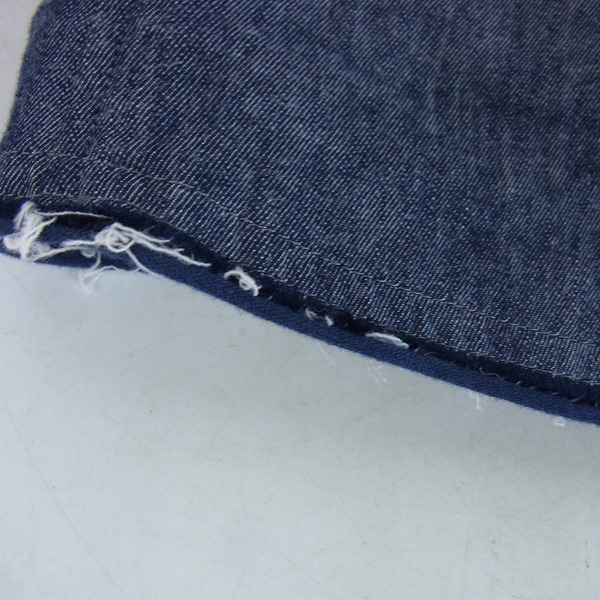 実際に弊社で買取させて頂いたwjk/ダブルジェイケイ 2B hook jacket テーラードジャケット 2182 cl18of インディゴ/Mの画像 5枚目