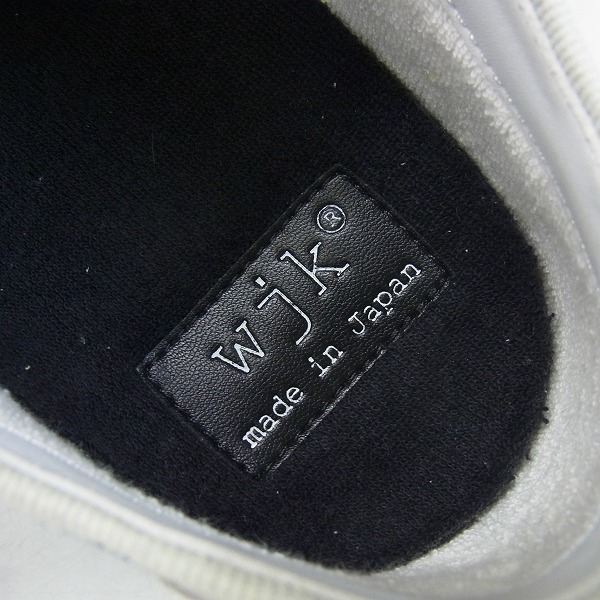 実際に弊社で買取させて頂いたwjk/ダブルジェイケイ standard sneaker denim patchwork スニーカー 8843dn14f/42の画像 4枚目