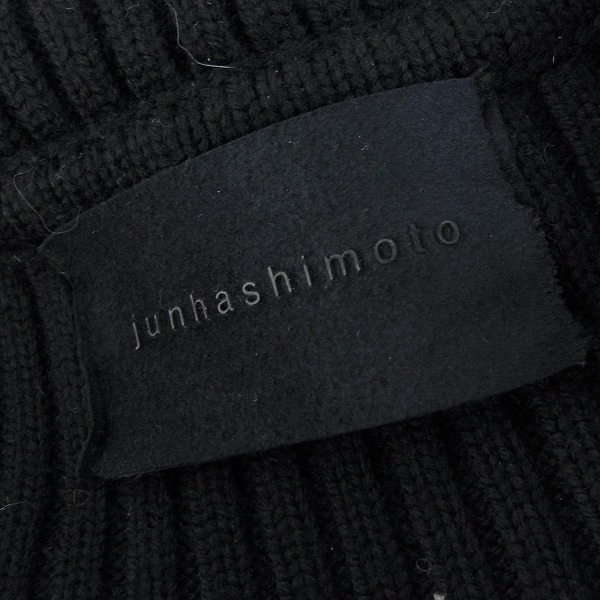 実際に弊社で買取させて頂いたjunhashimoto/ジュンハシモト ウールニットセーター ブラック/3の画像 2枚目