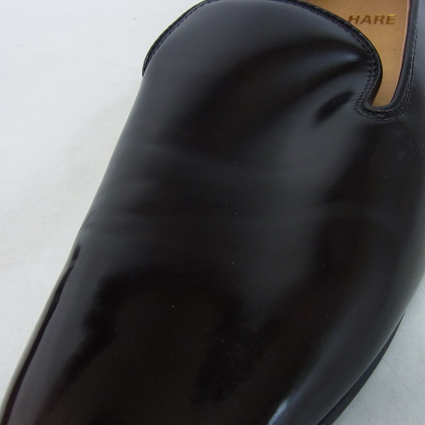 実際に弊社で買取させて頂いたHARE/ハレ オペラシューズ/レザースリッポン Lの画像 6枚目