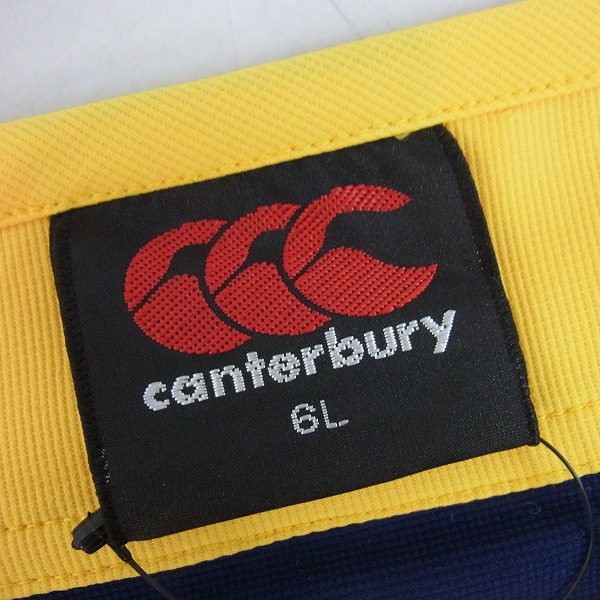 実際に弊社で買取させて頂いた【未使用】CANTERBURY/カンタベリー TOYOTA PRACTICE PULLOVER プルオーバー R75520TY/6Lの画像 2枚目