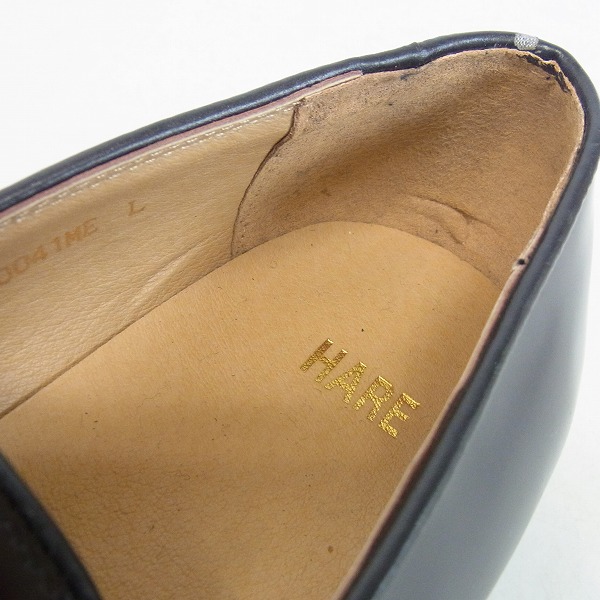 実際に弊社で買取させて頂いたHARE/ハレ オペラシューズ/レザースリッポン Lの画像 4枚目