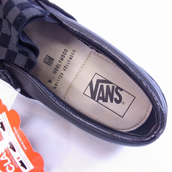 未使用】N.HOOLYWOOD×VANS/エヌハリウッド×バンズ V98CL NH SLIP-ON