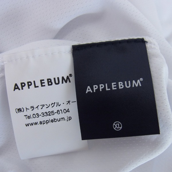 実際に弊社で買取させて頂いた【未使用】APPLEBUM/アップルバム Elite Perfomance Dry Tシャツ ホワイト XLの画像 3枚目