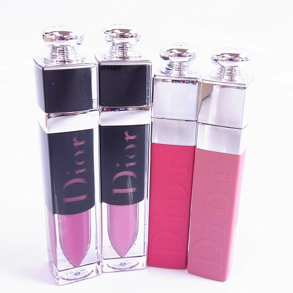 実際に弊社で買取させて頂いたChristian Dior/クリスチャン・ディオール 367/761/351/456 アディクト リップティント/ラッカー ブラン 4点セット