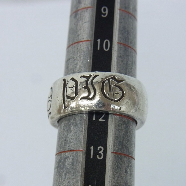 実際に弊社で買取させて頂いた【ギャラ付】CRAZY PIG/クレイジーピッグ Small Gothic CPD/スモール ゴシック CPD リング ＃736 12号の画像 5枚目