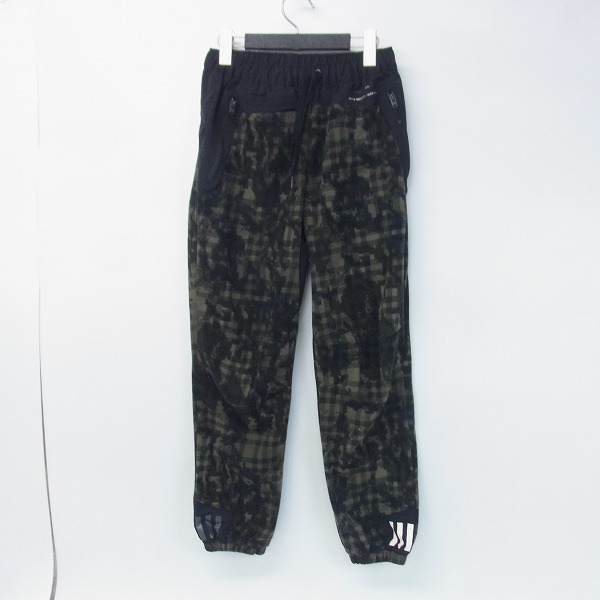 実際に弊社で買取させて頂いたadidas×White Mountaineering/アディダス×ホワイトマウンテニアリング トラック パンツ フリース カモ Sの画像 1枚目
