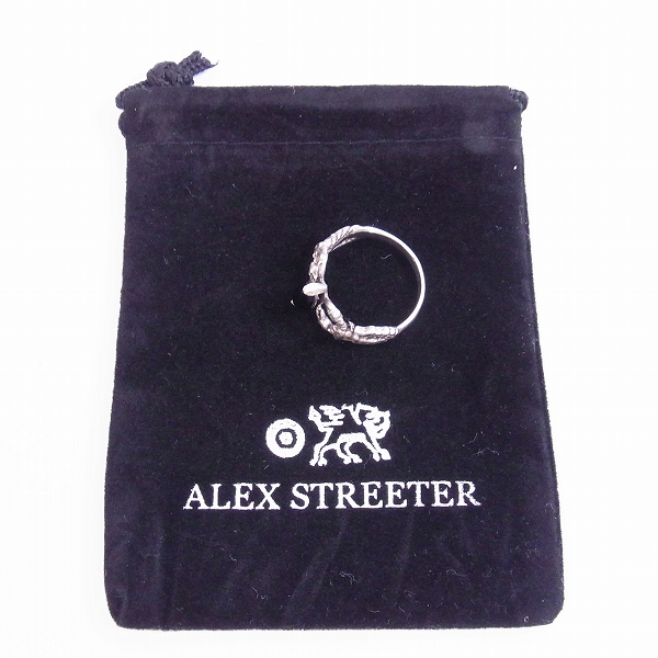 実際に弊社で買取させて頂いたALEX STREETER/アレックスストリーター The Littlest Scorpion Ring/スコーピオンリング 17号の画像 8枚目