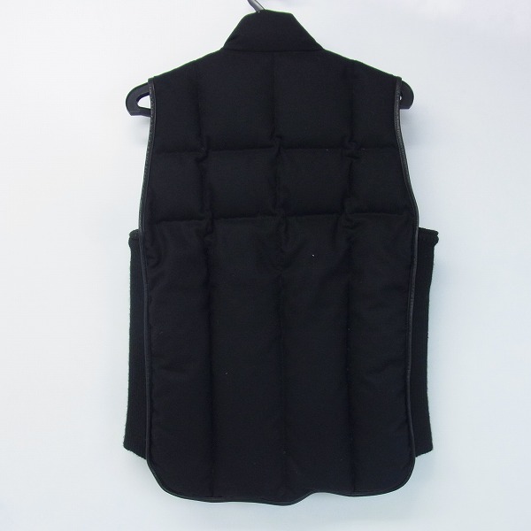 実際に弊社で買取させて頂いたMIHARAYASUHIRO/ミハラヤスヒロ カウベルト付き サイドリブ切り替え ダウンベスト/Mの画像 1枚目