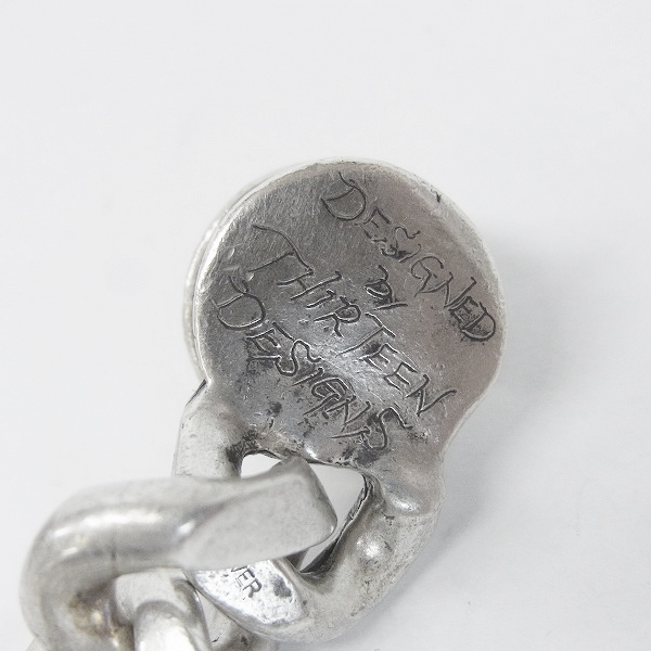 実際に弊社で買取させて頂いたTHIRTEEN DESIGNS/サーティーンデザインズ ダブルチェーン クリップ ブレスレットの画像 2枚目