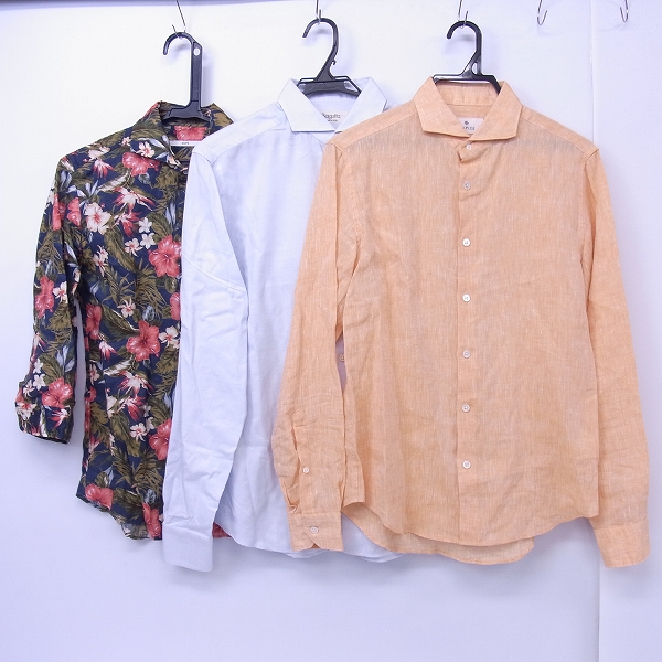 実際に弊社で買取させて頂いたSHIPS/シップス Bagutta/バグッタ EDIFICE/エディフィス ドレスシャツ 3点セット