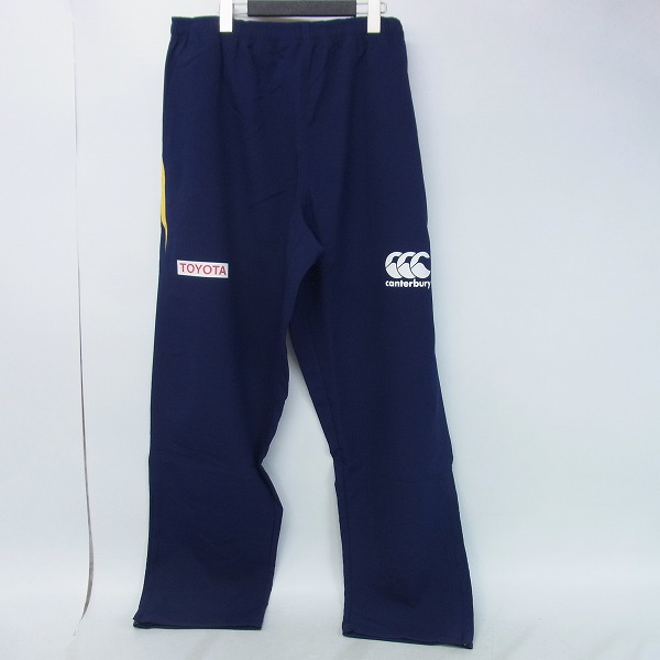 実際に弊社で買取させて頂いた【未使用】CANTERBURY/カンタベリー TOYOTA PRACTICE PANTS パンツ R15520TY イエロー/6L