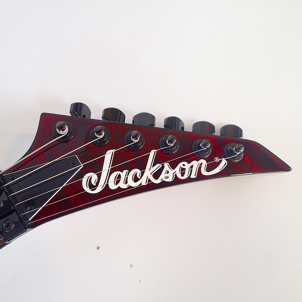 実際に弊社で買取させて頂いた★jackson/ジャクソン DK2Q DINKY TRANS RED ギター ケース付の画像 1枚目