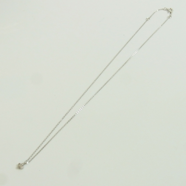 実際に弊社で買取させて頂いた【ギャラ付】LoreeRodkin/ローリーロドキン K18WG ダイヤクロスネックレス w/5ダイヤ TL71N5/04 総重量1.7ｇの画像 8枚目