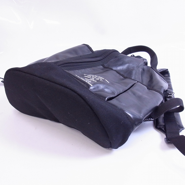実際に弊社で買取させて頂いたCABANE de ZUCCa/ズッカ フェイクレザー/素材切替 バックパック/リュックサック　の画像 2枚目