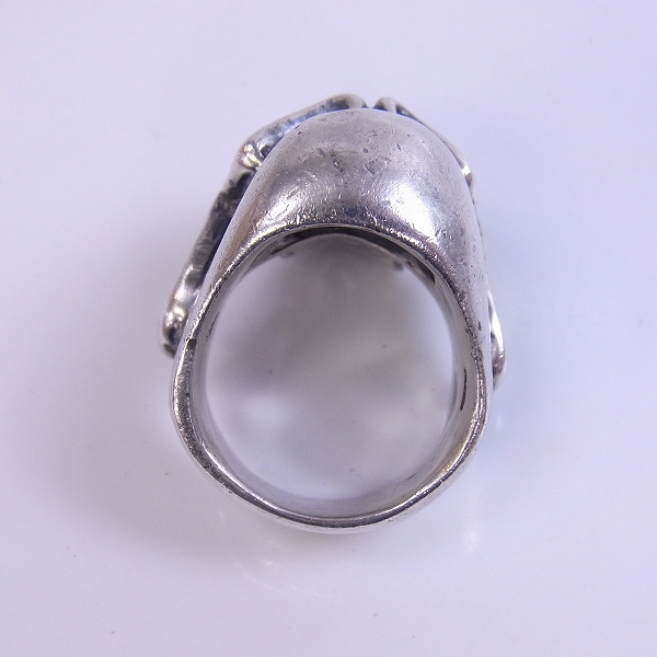 実際に弊社で買取させて頂いたTHIRTEEN DESIGNS/サーティーンデザインズ MAD SKULL RING/マッドスカル リング 26号の画像 7枚目