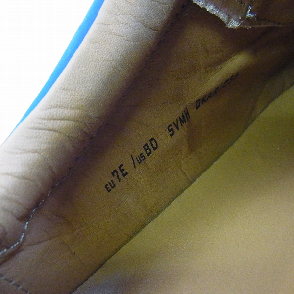 実際に弊社で買取させて頂いたBALLY/バリー OKAR/56 カーフレザー スニーカー/8Dの画像 5枚目