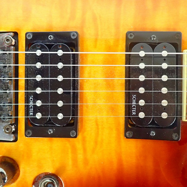 実際に弊社で買取させて頂いた★schecter/シェクター diamond series Omen Extreme FR ギター ケース付の画像 5枚目