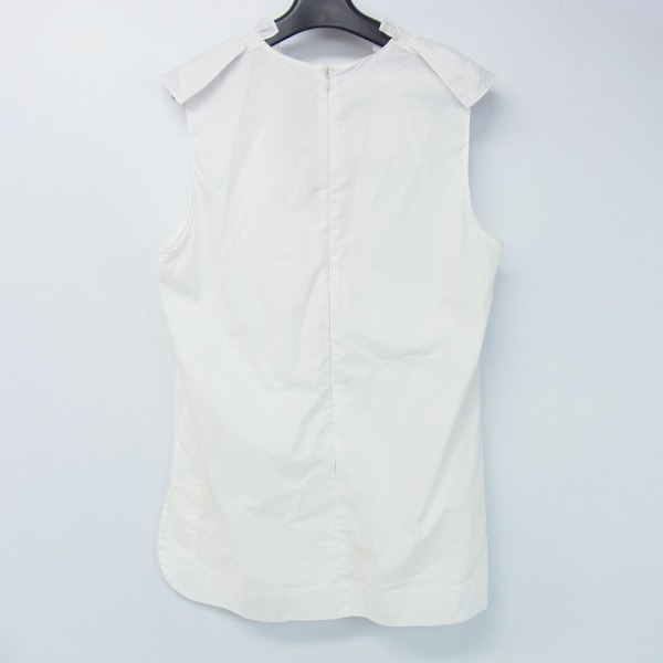 実際に弊社で買取させて頂いたMARNI/マルニ 2017年モデル バックフロントジップ ノースリーブフリルシャツ 40の画像 1枚目