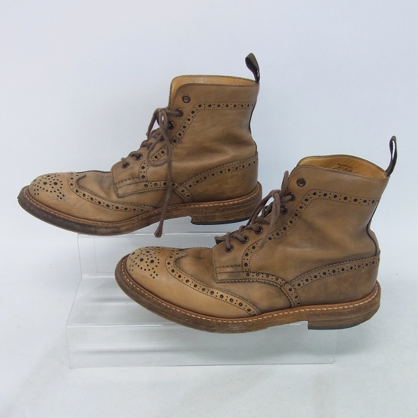 実際に弊社で買取させて頂いたTrickers/トリッカーズ カントリーブーツ/ウィングチップブーツ/M2508/8.5の画像 3枚目