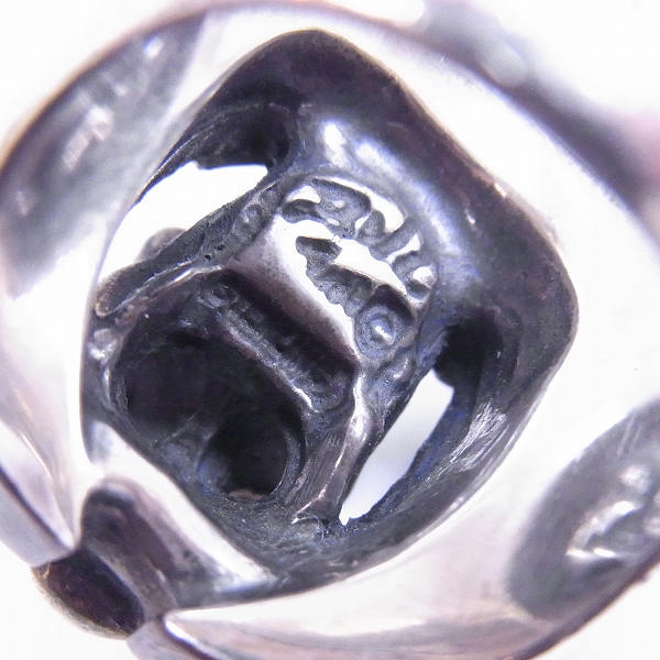 実際に弊社で買取させて頂いたBWL×CRIMIE/ビルウォールレザー×クライミー スカルホースシュー　リング 20.5号の画像 5枚目