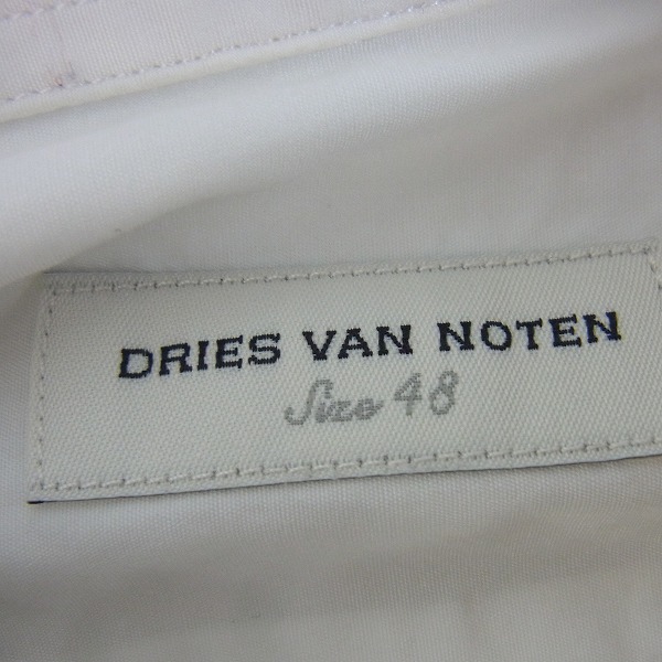 実際に弊社で買取させて頂いたDRIES VAN NOTEN/ドリスヴァンノッテン 切替シャツ/48の画像 2枚目