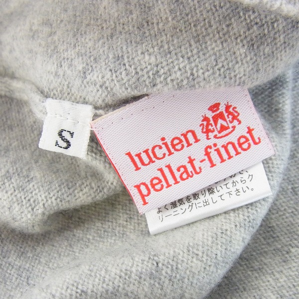 実際に弊社で買取させて頂いたlucien pellat-finet/ルシアンペラフィネ カシミヤ 長袖 カットソー/Sの画像 2枚目