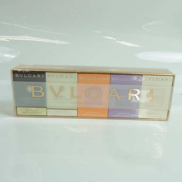 実際に弊社で買取させて頂いたBVLGARI/ブルガリ トラベルコレクション ウィメンズ 香水 5ml×5点セット