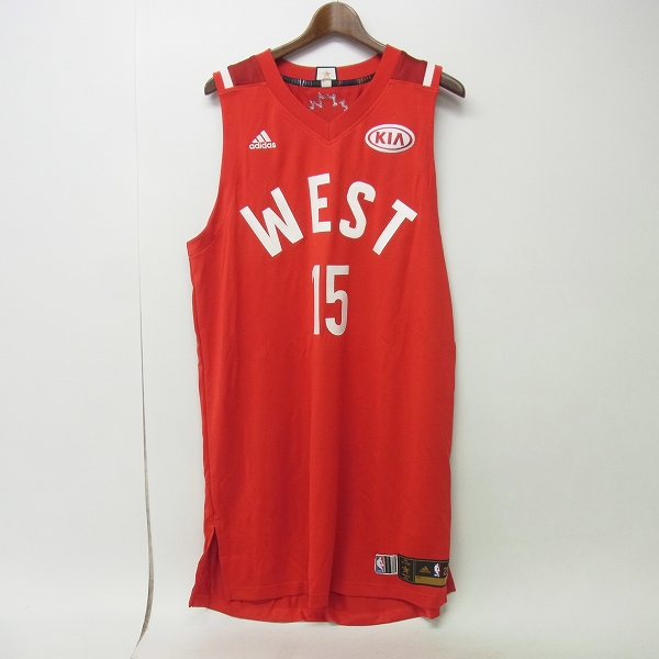 実際に弊社で買取させて頂いた【証明書付】MeiGray Group/adidas/アディダス NBA 16年 オールスター WEST/デマーカス・カズンズ #15/2XL