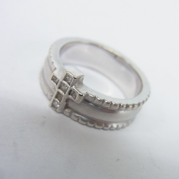 実際に弊社で買取させて頂いたLoree Rodkin/ローリーロドキン 18K クロスリングｗ/ダイヤ 7.5号