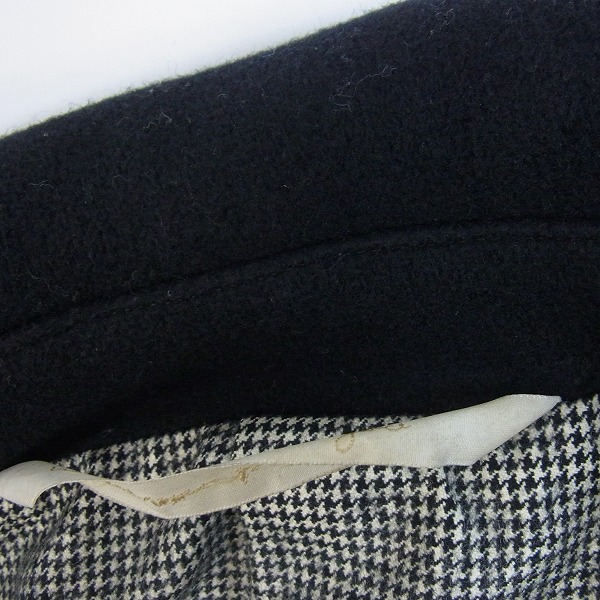 実際に弊社で買取させて頂いたEDIFICE/エディフィス メルトンウール Pコート アウター/44の画像 4枚目