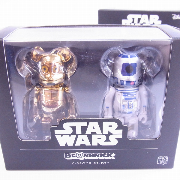 実際に弊社で買取させて頂いた【未開封】BE@RBRICK/ベアブリック 100% スターウォーズ C-3PO&R2-D2/ダースベイダー&ストームトルーパーの画像 2枚目