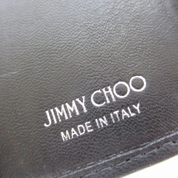実際に弊社で買取させて頂いたJIMMY CHOO/ジミーチュウ スタッズ 三つ折り 財布/ウォレットの画像 5枚目